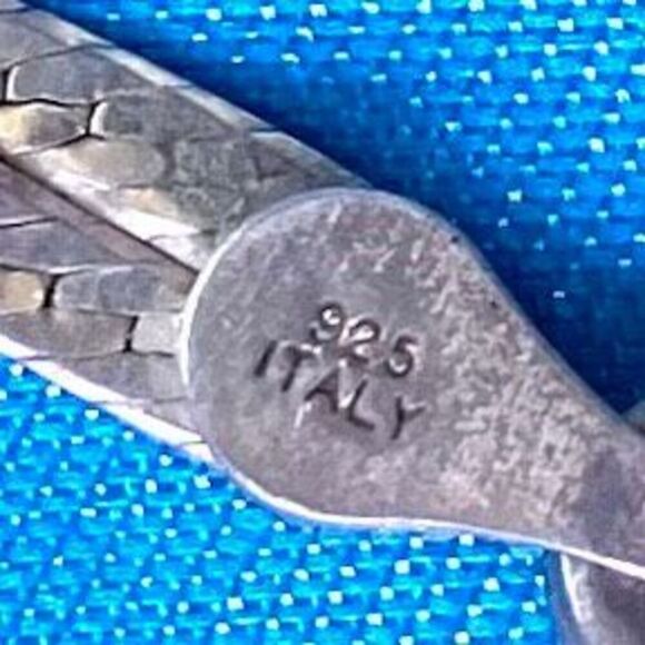 ARA Stunning Sterling 925 Silver 3-Strand Necklace - Picture 7 of 8